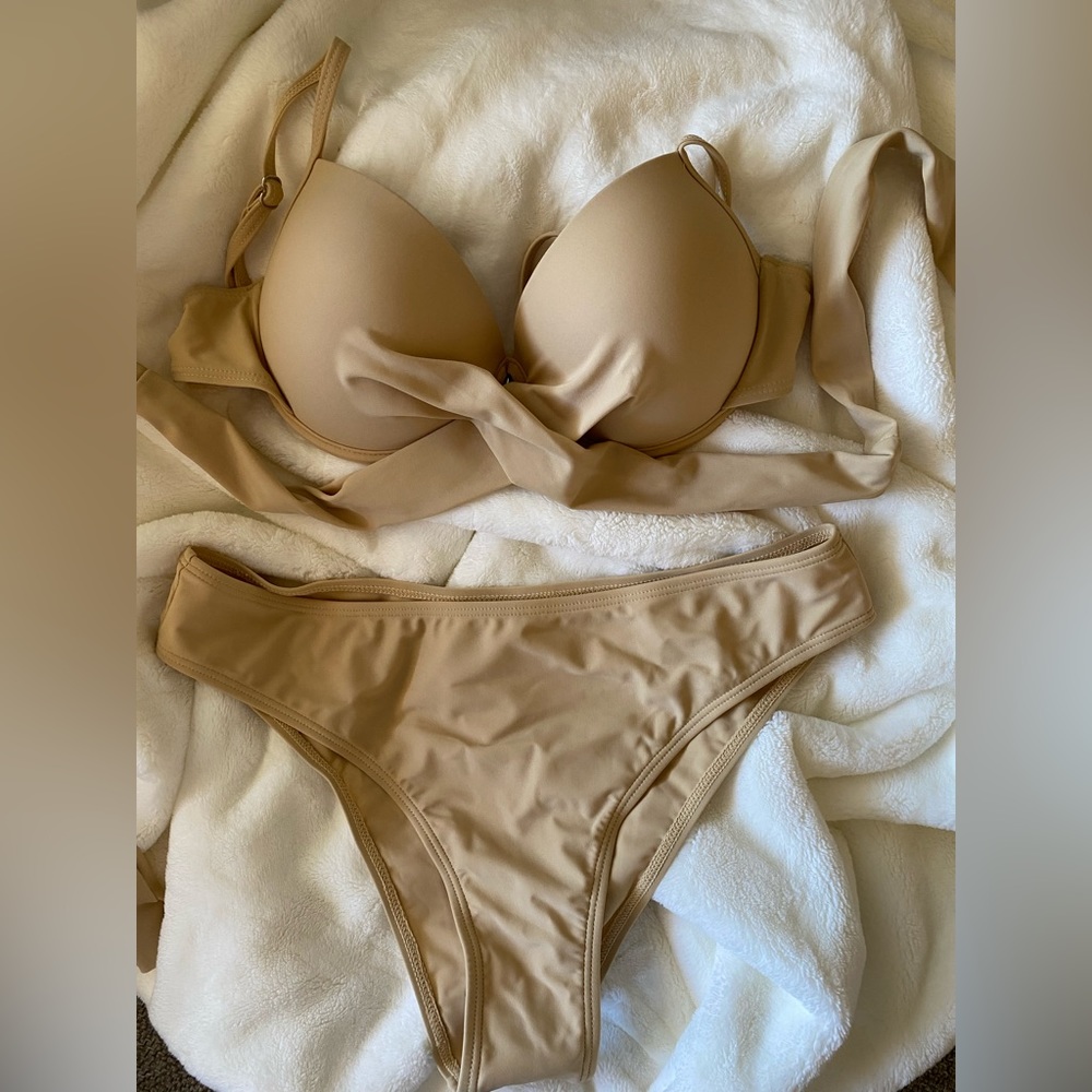 SHEIN Wrap Push Up Bikini